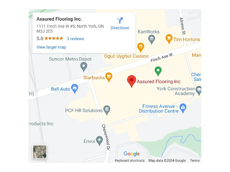 Visit Assured Flooring Inc's flooring showroom in Toronto, ON